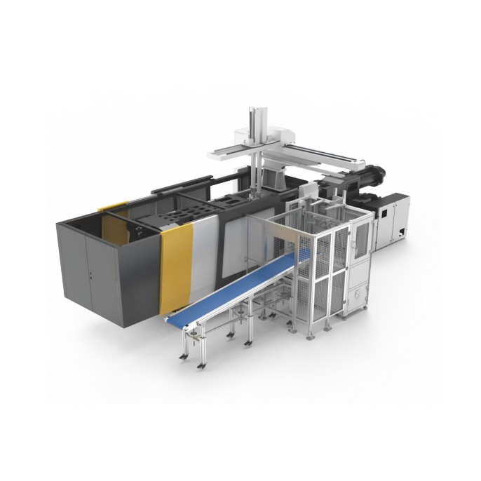 Top Entry IML Robot voor plastic emmer